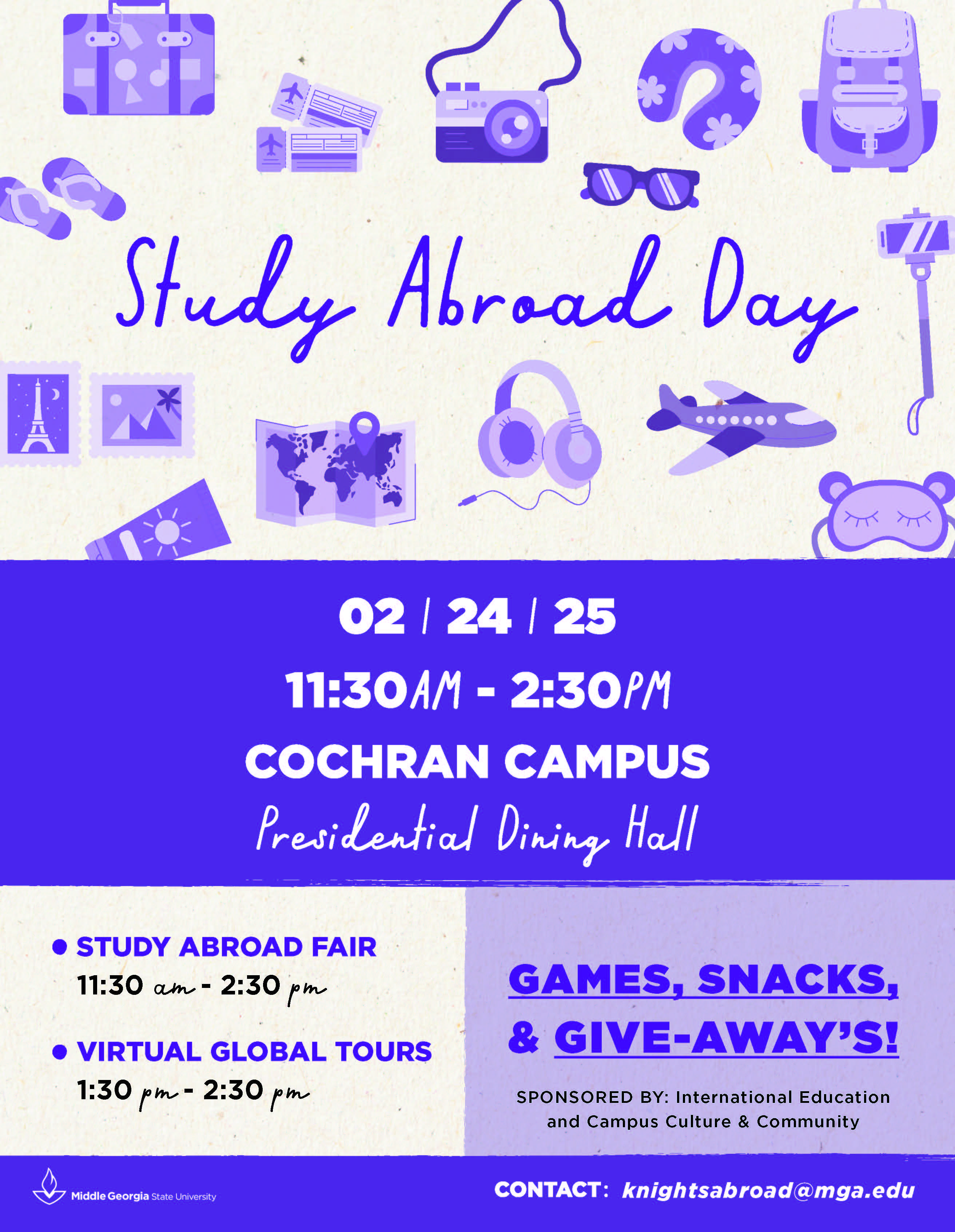 Study Abroad Day 2025 flyer.